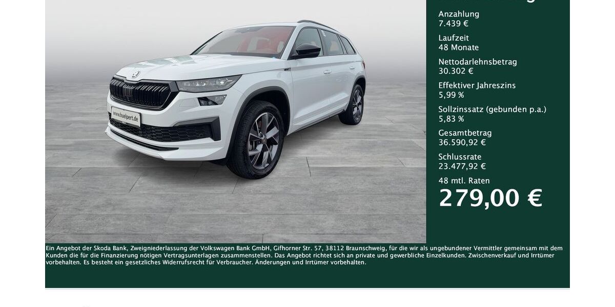 Skoda Kodiaq 39.387 km 37.741 &euro; Dortmund 44309