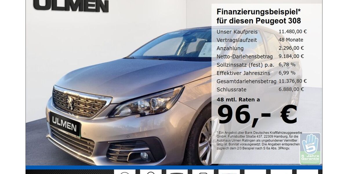 Peugeot 308 72.020 km 11.480 &euro; Ratingen 40880