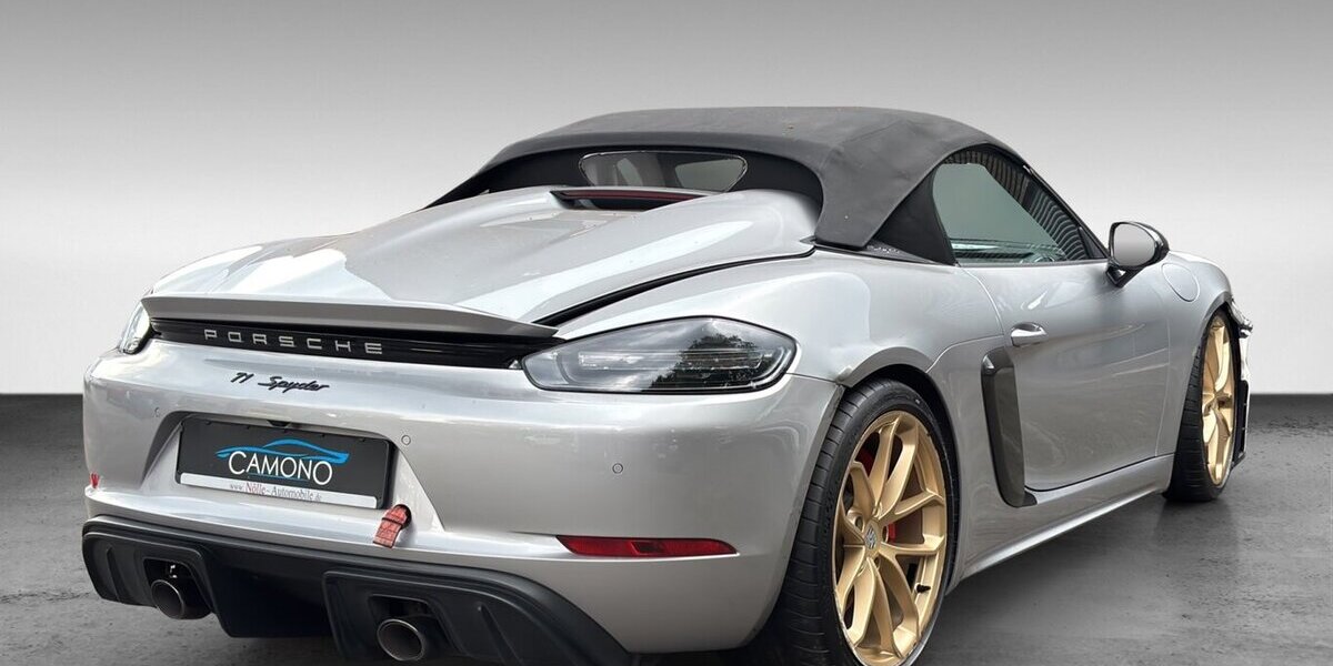 Porsche 718 Boxster Spyder Chrono Schalen PASM Approved 35.563 km 49.900 &euro; Wuppertal 42327