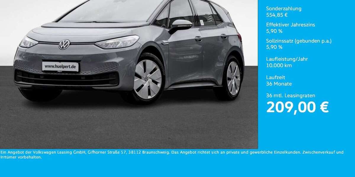 VW ID.3 41.730 km 16.998 &euro; Dortmund-Marten 44379