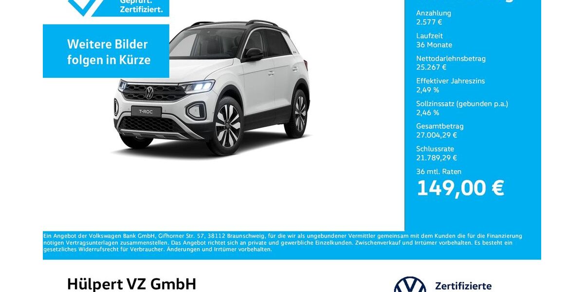 VW T-Roc 9.197 km 27.844 &euro; Dortmund 44141