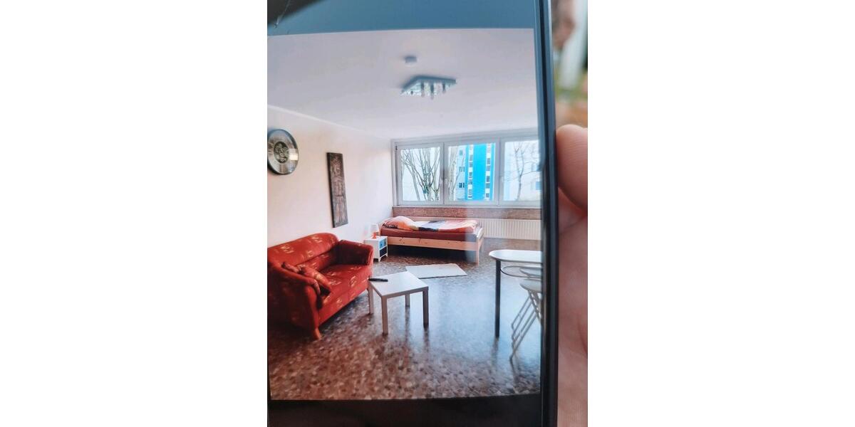 1 Raum Appartement möbliert mit Balkon 1 zimmer