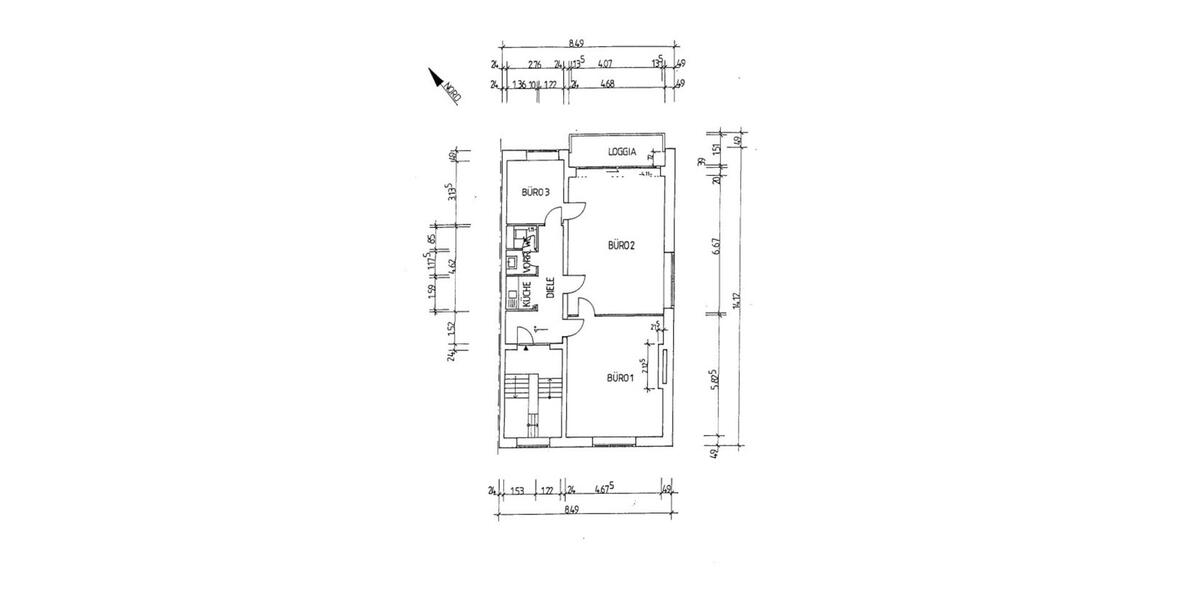 Gepflegte, ruhige Büroetage 85m² Essen - Leithe zimmer
