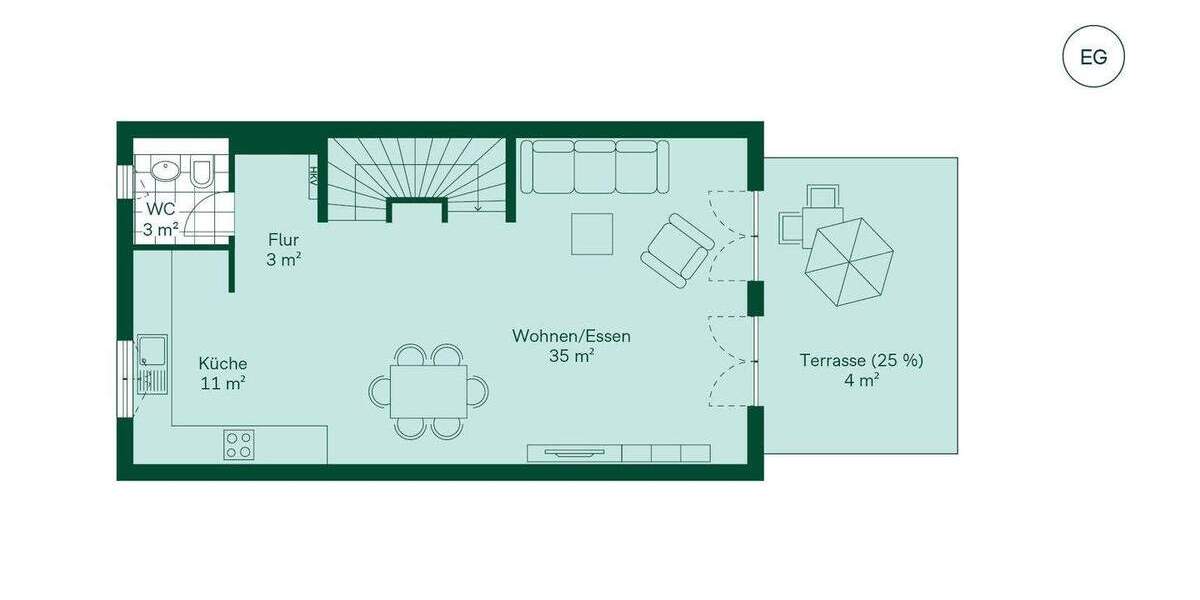 Doppelhaushälfte Wülfrath Innenstadt - 5 Zimmer, 134 m&sup2;, 564.900&euro; | Angebot:23948181