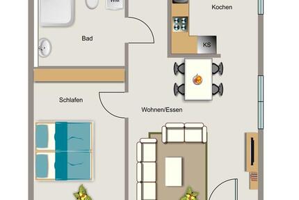 Wohnung Bochum Bochum-Nord - 2 Zimmer, 72 m&sup2;, 952&euro; | Angebot:24577305