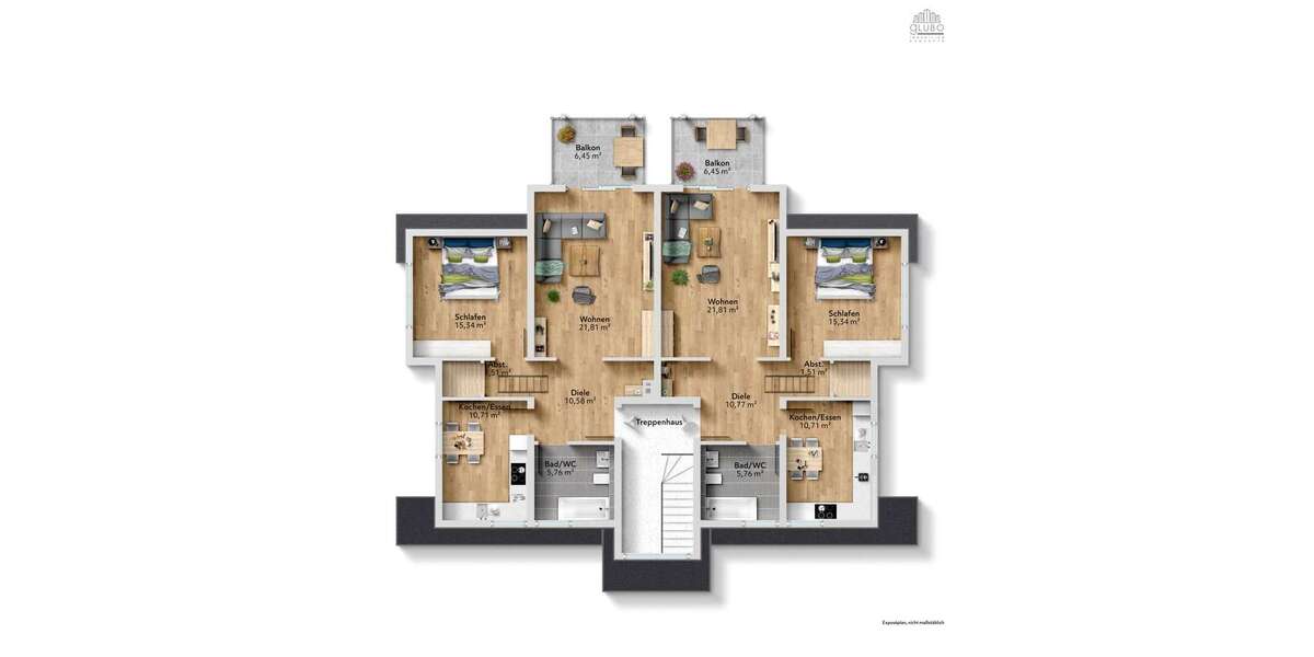 Etagenwohnung Bochum Eppendorf - 3 Zimmer, 87 m&sup2;, 259.000&euro; | Angebot:25413886