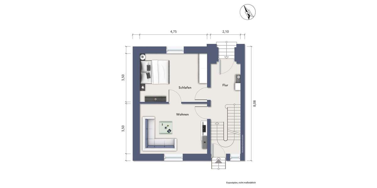Reihenendhaus Gladbeck Alt-Rentfort - 5 Zimmer, 131 m&sup2;, 239.000&euro; | Angebot:25339505