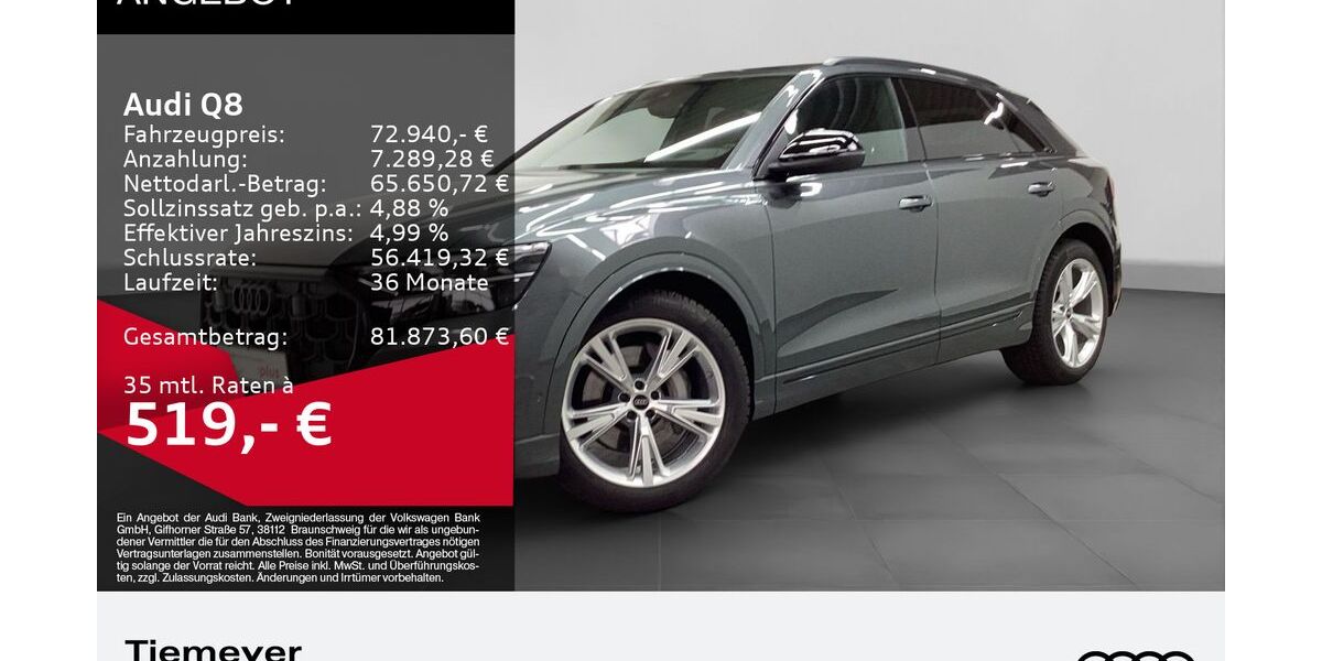 Audi Q8 1.528 km 72.940 &euro; Bochum 44809