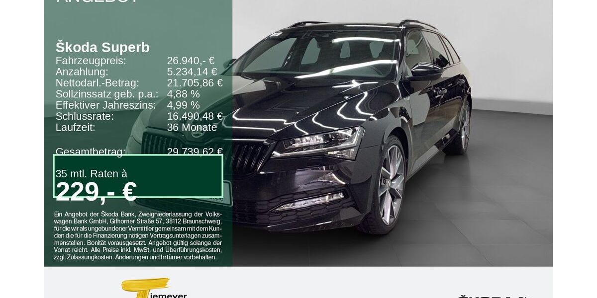 Skoda Superb 74.261 km 26.470 &euro; Bochum 44809
