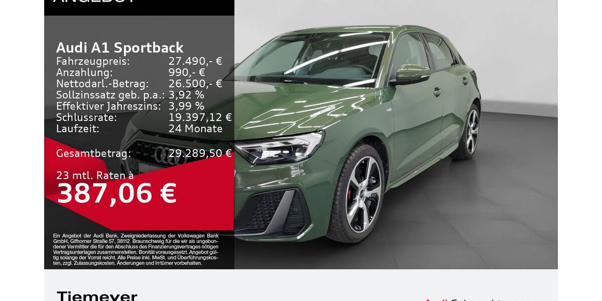 Audi A1 24.419 km 26.830 &euro; Bochum 44809