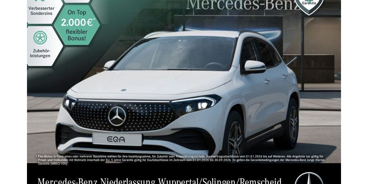 Mercedes-Benz EQA 17.205 km 38.890 &euro; Wuppertal 42115