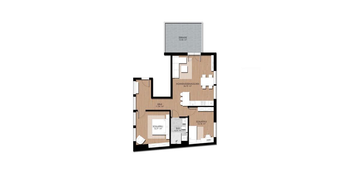 Einfamilienhaus Oberhausen Alsfeld - 3 Zimmer, 82 m&sup2;, 1.225&euro; | Angebot:24769516