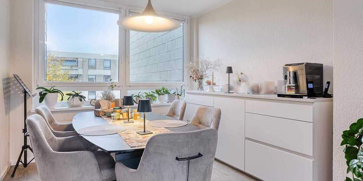 Lichtdurchflutete 4-Zimmer-Wohnung mit Loggia und TG-Stellplatz in Ratingen-Mitte 4 zimmer