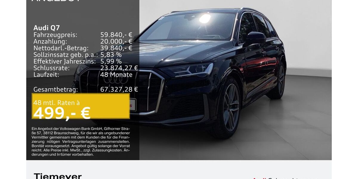 Audi Q7 83.737 km 46.480 &euro; Gelsenkirchen 45894