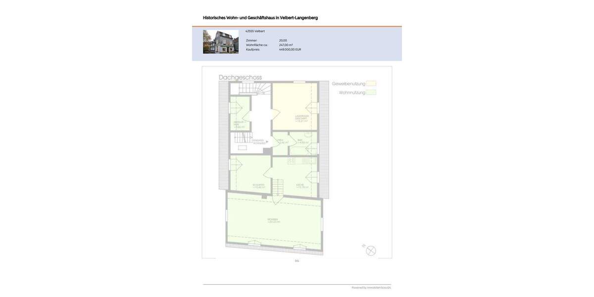 Mehrfamilienhaus, Wohnhaus Velbert Langenberg Langenberg - 2 Zimmer, 247 m&sup2;, 299.000&euro; | Angebot:25565834