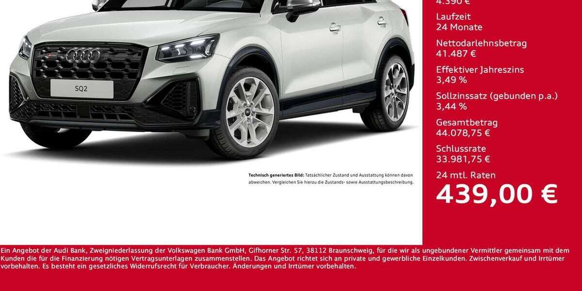 Audi SQ2 4.626 km 45.877 &euro; Dortmund 44143