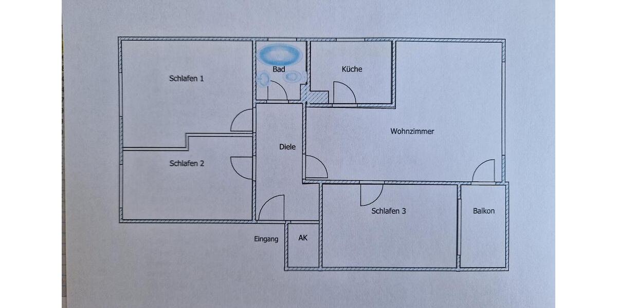 Etagenwohnung Marl Alt-Marl - 4 Zimmer, 73 m&sup2;, 558&euro; | Angebot:26335919