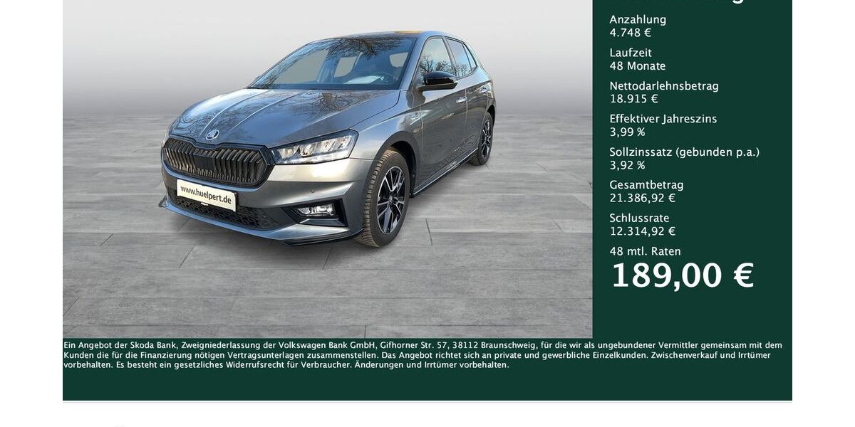 Skoda Fabia 17.146 km 23.573 &euro; Dortmund 44269