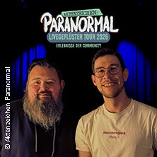 Aktenzeichen Paranormal - Livegeflüster Tour 2026 29.10.2026 Im Wizemann (Studio)