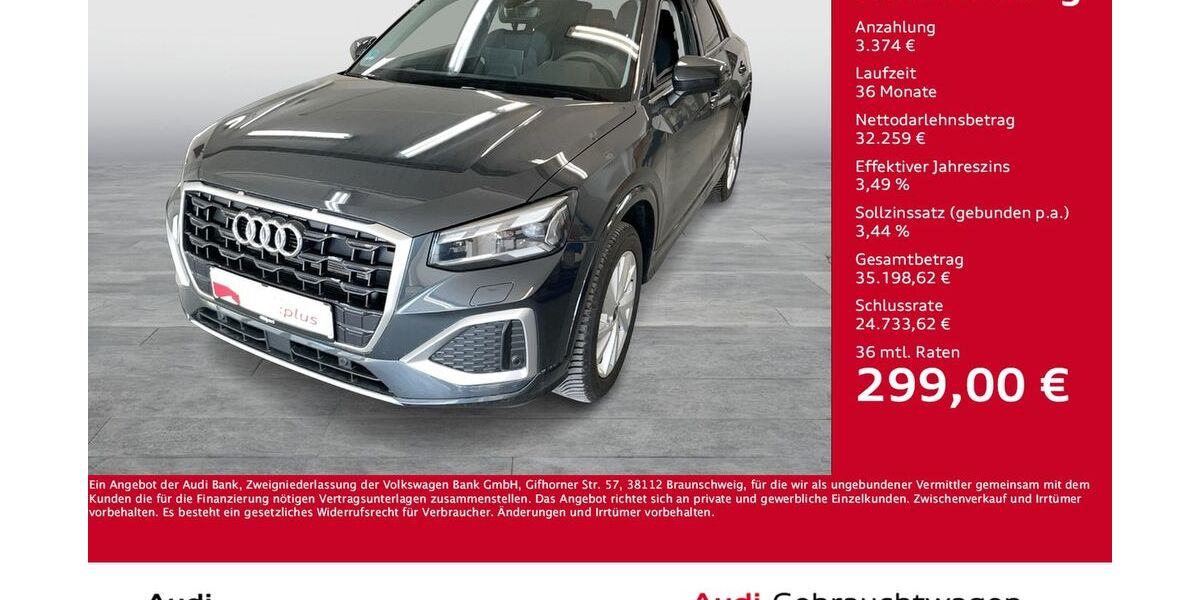 Audi Q2 7.318 km 35.633 &euro; Dortmund 44143