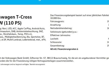 VW T-Cross 30.030 km 19.950 &euro; Wuppertal 42109