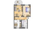 Etagenwohnung Dortmund Gartenstadt - 2 Zimmer, 49 m&sup2;, 485&euro; | Angebot:26373554