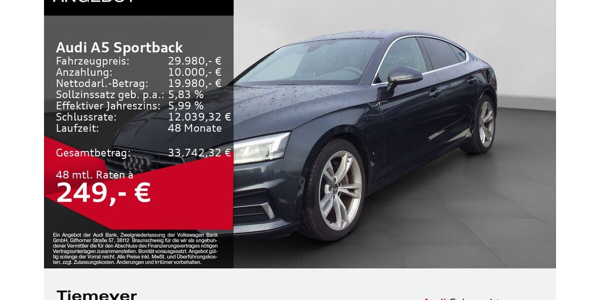 Audi A5 94.763 km 29.980 &euro; Gelsenkirchen 45894