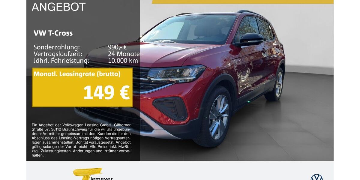 VW T-Cross 10.294 km 22.550 &euro; Recklinghausen 45663