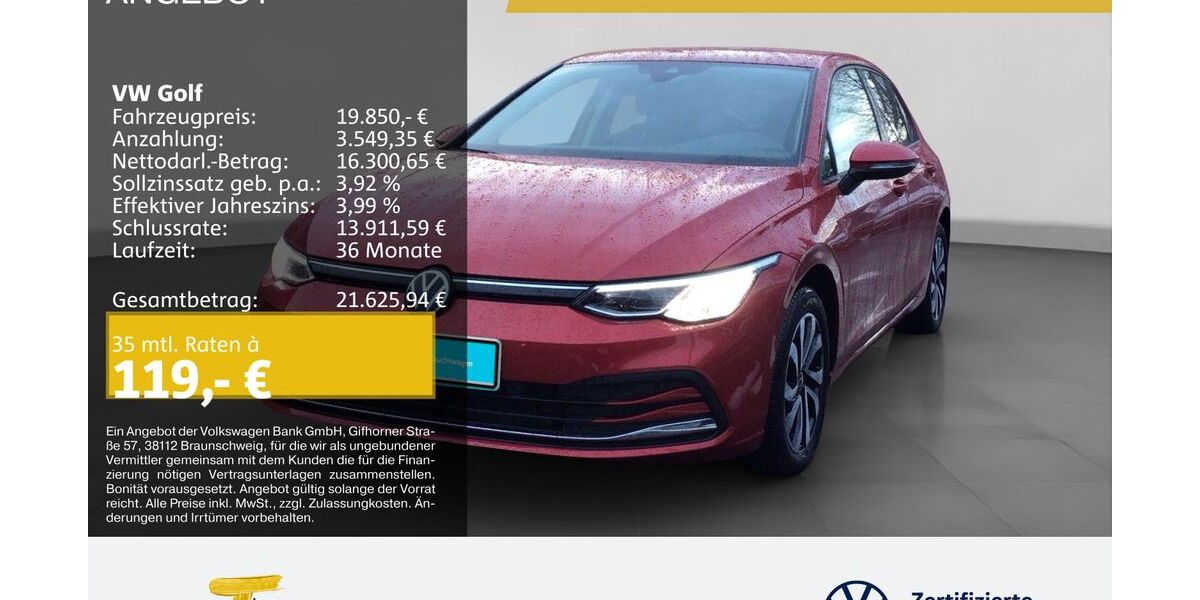 VW Golf 24.385 km 18.990 &euro; Gelsenkirchen 45894