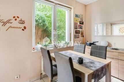 Sofort bezugsfrei: Charmante Erdgeschosswohnung mit Loggia und Gartenmitbenutzung 2 zimmer
