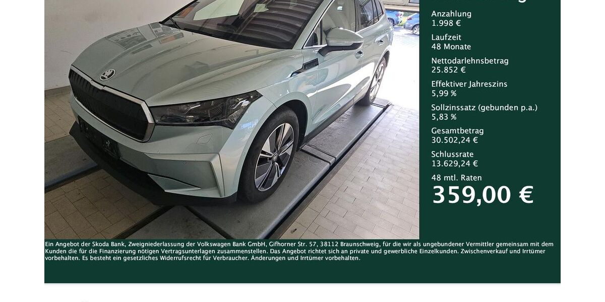 Skoda Enyaq 29.816 km 26.462 &euro; Dortmund 44269