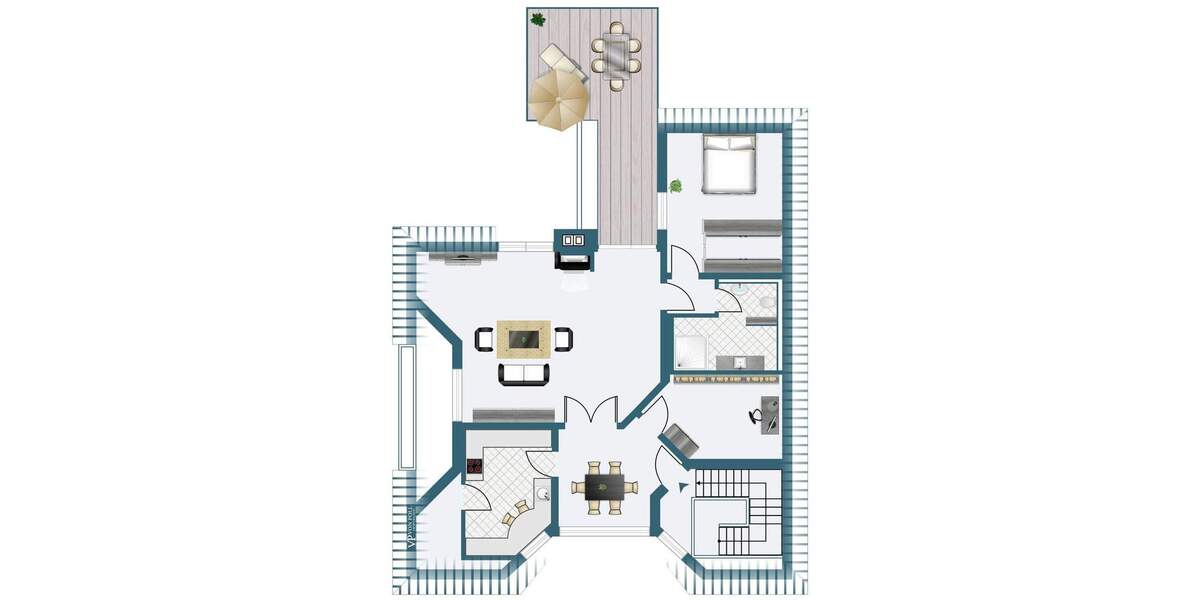 Attraktive Eigentumswohnung im Zweifamilienhaus mit Top-Ausstattung am Park 3 zimmer