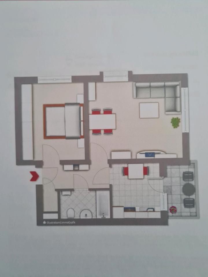 2 Zimmer mit Balkon