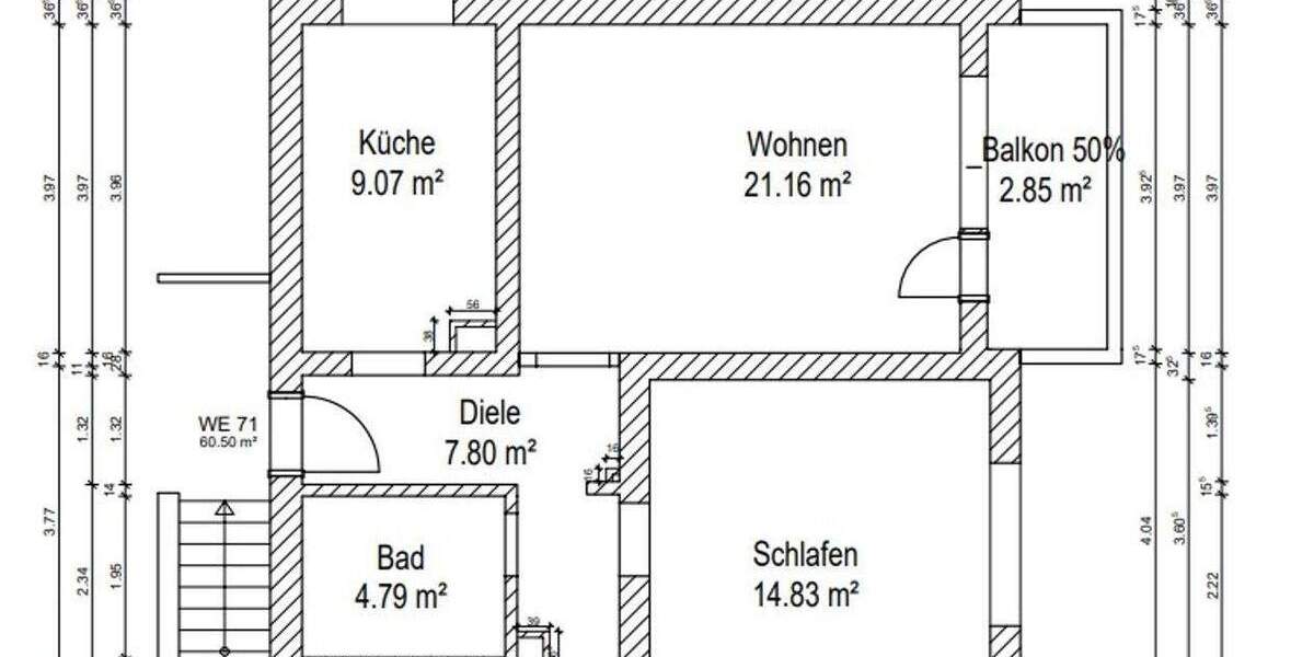 Etagenwohnung Duisburg Aldenrade - 2 Zimmer, 244 m&sup2;, 480.000&euro; | Angebot:25712996