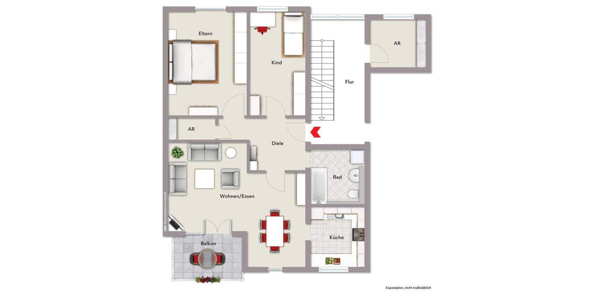 Etagenwohnung Oer-Erkenschwick Groß-Erkenschwick - 3 Zimmer, 78 m&sup2;, 165.000&euro; | Angebot:24793455