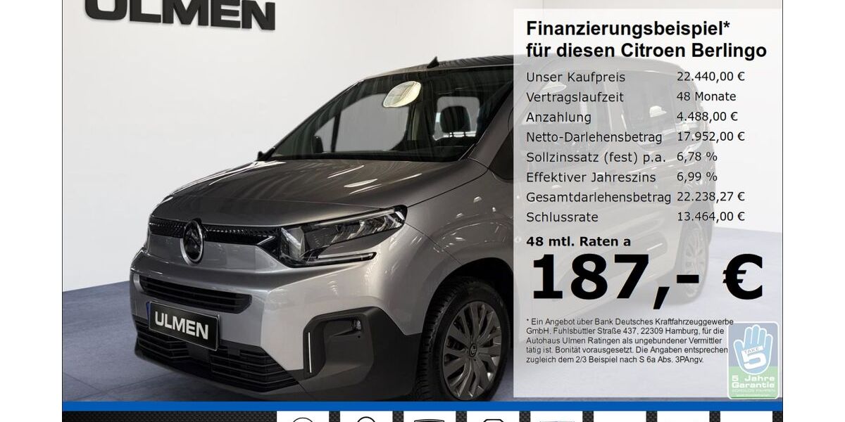 Citroen Berlingo 47.842 km 21.440 &euro; Ratingen 40880
