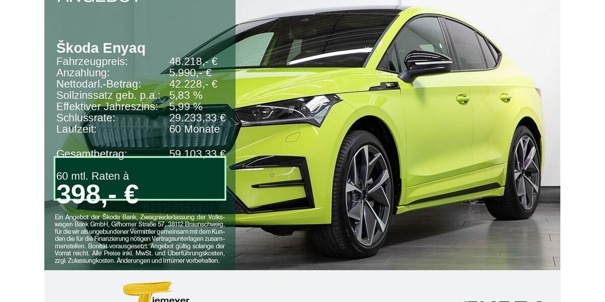 Skoda Enyaq 1.999 km 46.980 € Bochum 44809