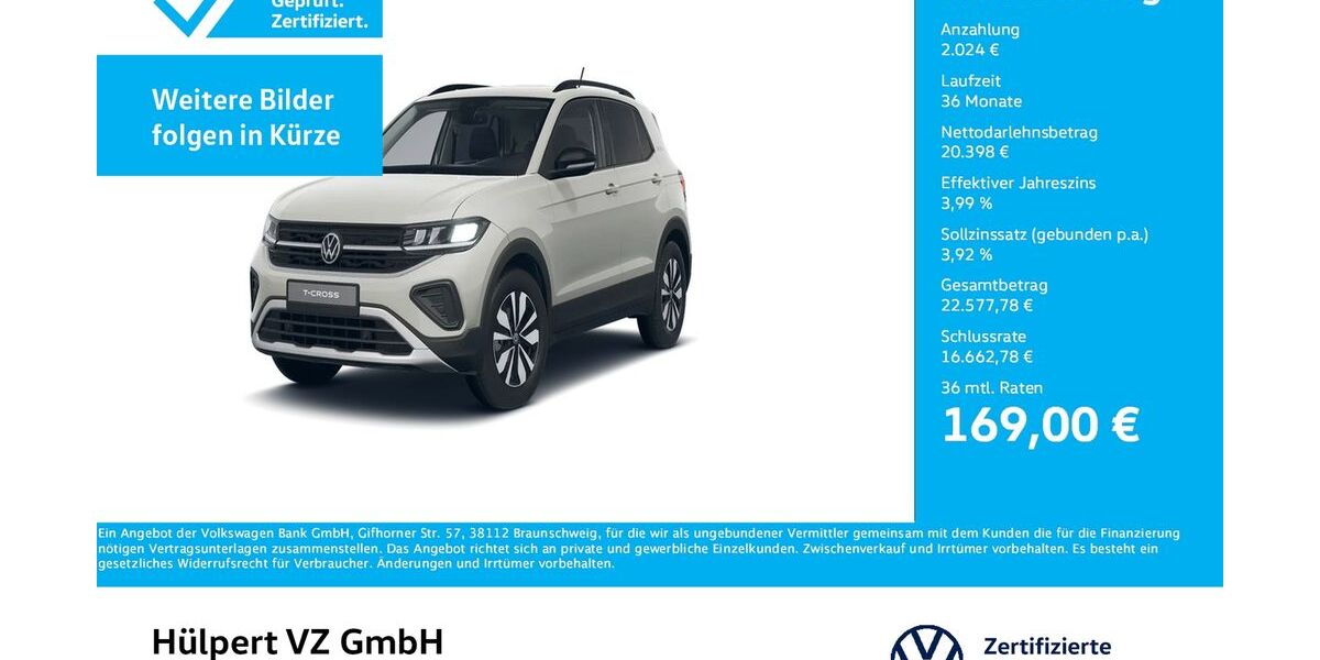 VW T-Cross 8.860 km 22.422 &euro; Dortmund 44141