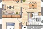 Etagenwohnung Gelsenkirchen Buer - 2 Zimmer, 54 m&sup2;, 419&euro; | Angebot:26302221
