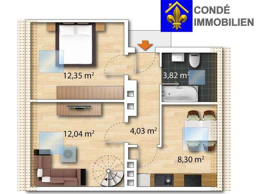 Wohnung zum Kaufen in Dortmund - Nordmarkt 78.000 € 48 m² 3 zimmer