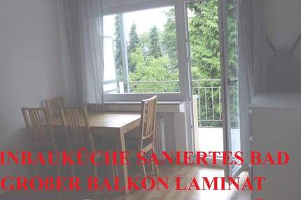 EXKLUSIV KOMPLETT MÖBLIERT EINBAUKÜCHE SANIERTES BAD GROßER BALKON LAMINAT 1. ETAGE WERSTENUNINÄHE 2 zimmer
