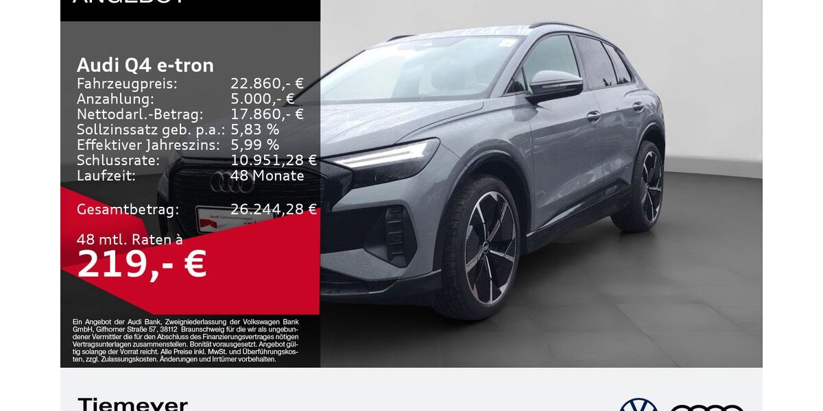 Audi Q4 e-tron 73.415 km 21.880 &euro; Gelsenkirchen 45894