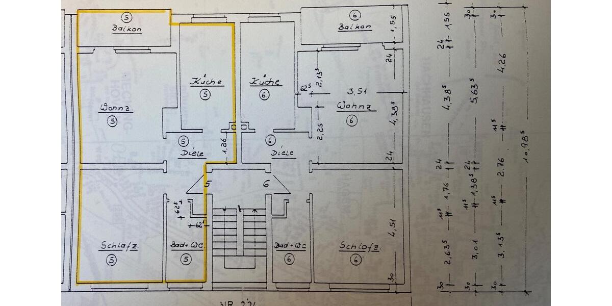 Etagenwohnung Datteln - 2.5 Zimmer, 54 m&sup2;, 81.000&euro; | Angebot:26591191