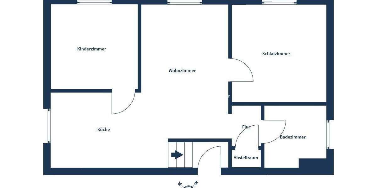 Wertvoll wohnen oder klug vermieten: Altbau-Rarität in gepflegter Lage 3 zimmer