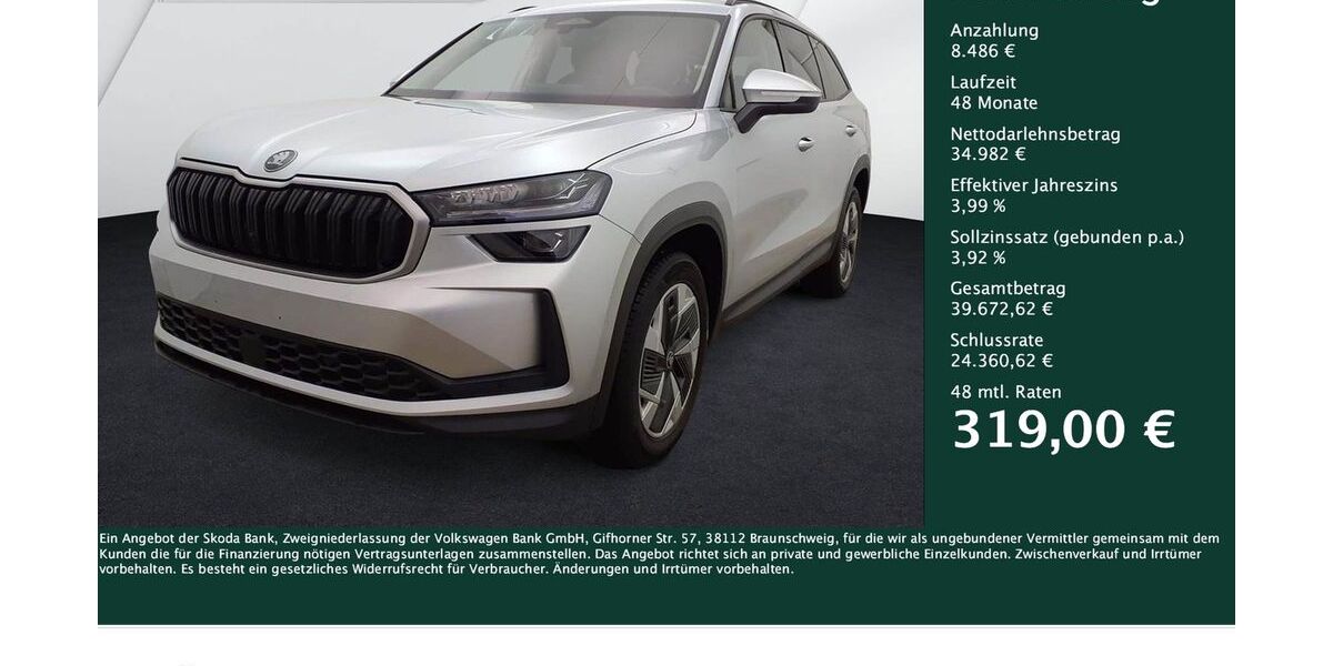 Skoda Kodiaq 16.692 km 42.777 &euro; Dortmund 44269