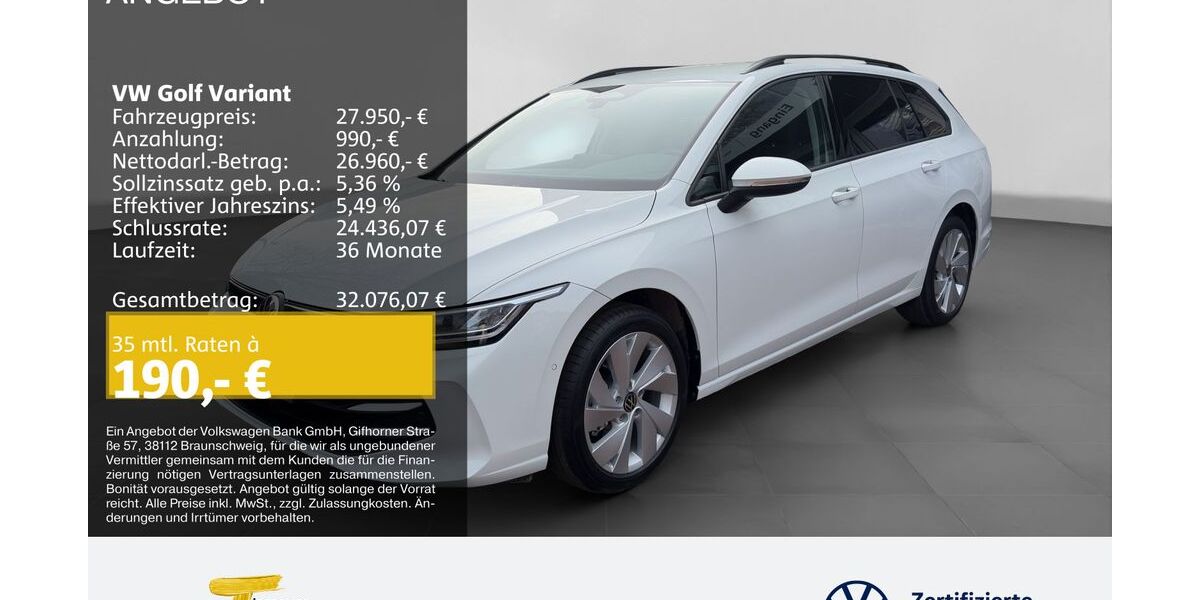VW Golf 4.999 km 25.980 &euro; Gelsenkirchen 45888