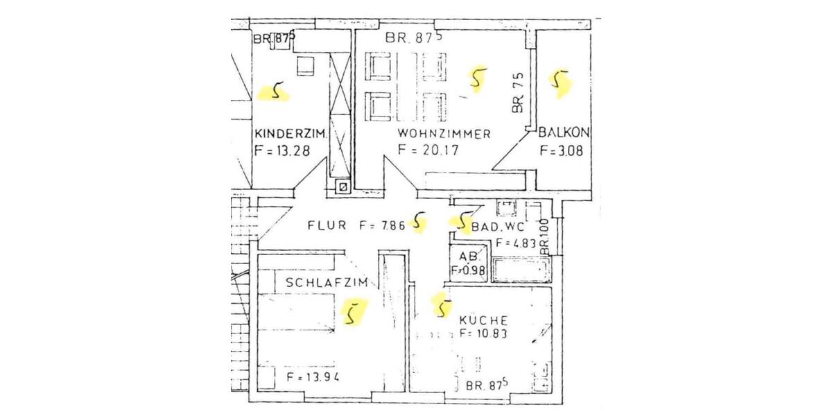 Etagenwohnung Gevelsberg - 3 Zimmer, 77 m&sup2;, 122.000&euro; | Angebot:27024044
