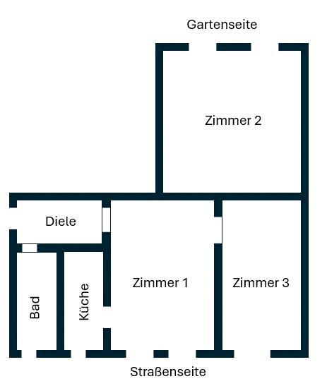 Etagenwohnung Essen Stadtbezirk III - 3 Zimmer, 65 m&sup2;, 777&euro; | Angebot:26248826