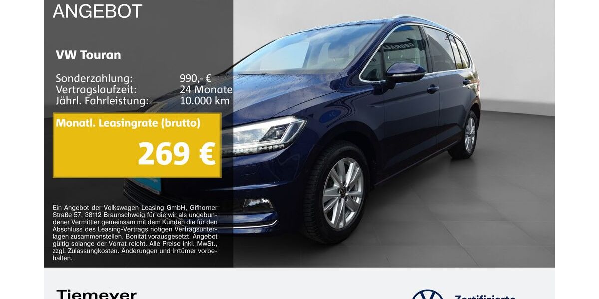 VW Touran 15.642 km 36.540 &euro; Bochum 44892