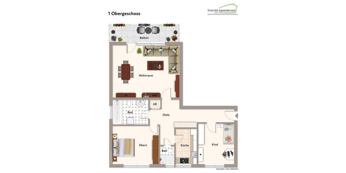 Etagenwohnung Hattingen - 3 Zimmer, 96 m&sup2;, 239.000&euro; | Angebot:25389070